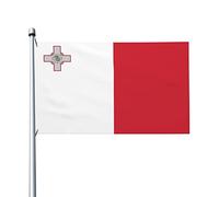 Bandiera Da Giardino Of Malta Garden Flag Colore Vivido Bandiere Decorative Durevole Bandiera Da Cortile Per 90X152CM