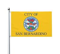 Bandiera Da Giardino Of San Bernardino, California Garden Flag Colore Vivido Bandiere Decorative Antivento Bandiera Da Cortile Per Festival Esterno Celebrazioni 90X152CM