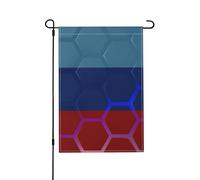 Bandiera Da Giardino Of The Luhansk People'S Republic Garden Flag Colori Vivaci Bandiera Verticale Impermeabile Bandiere Decorative Per Feste Celebrazioni Festival 30X45CM