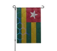 Bandiera Da Giardino Of Togo Bandiere Decorative Premium Bandiera Verticale Colori Vivaci Garden Flag Per Feste Esterno Festival 30X45CM