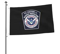 Bandiera Da Giardino Patch Of The U.S. Customs And Border Protection Bandiere Decorative Durevole Bandiera Verticale Lavabile Bandiera Da Cortile Per Feste Celebrazioni Festival 90X152CM