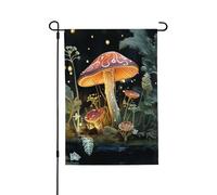 Bandiera da giardino per esterni bandiere di benvenuto 71 x 101 cm bandiera da cortile a doppia faccia farfalla fungo bandiere da giardino stagionali bandiere per esterni bandiera di San Valentino per