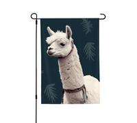 Bandiera da giardino per esterni bandiere di benvenuto 71 x 101 cm bandiera stagionale da cortile alpaca lama bandiere di San Valentino per la primavera decorazione della casa