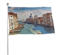 Bandiera da giardino per esterni Canal Grande in Italia, bandiera grande con occhielli in ottone, resistente allo sbiadimento, per esterni, decorazione per la casa, fattoria, cortile, per tutte le