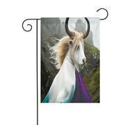 Bandiera da giardino personalizzabile: design unico personalizzato per decorazioni esterne, regali perfetti per il giardinaggio, decorazioni natalizie e invernali, animali ibridi in poliestere