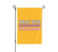 Bandiera da giardino Pray For Thailand 28x40 Support Thailand Strong Yard Sign Cambodia Open Fire House Flag No Flagstand Double Sided