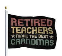Bandiera da Giardino Retired Teachers Make The Best Grandmas 90x150cm