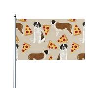 Bandiera Da Giardino Saint Bernard Dog Breed Garden Flag Lavabile Bandiera Da Cortile Antivento Bandiere Decorative Per Feste Festival Celebrazioni 90X152CM