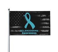 Bandiera Da Giardino Scleroderma Awareness Outdoorbandiera Antivento Bandiere Decorative Premium Bandierada Balcone Per Esterno Festival Celebrazioni 90X152CM
