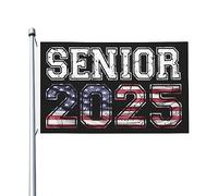 Bandiera Da Giardino Senior Class Of 2025 Garden Flag Colore Vivido Bandiere Decorative Durevole Bandiera Da Cortile Per Esterno Festival Feste 90X152CM