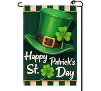 Bandiera da giardino Shamrocks Leprechaun Hats Lucky St. Patrick’s Day