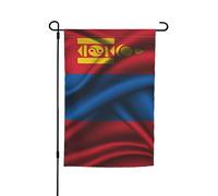Bandiera Da Giardino Silk Style Of Mongolia Bandiere Decorative Premium Bandiera Verticale Lavabile Garden Flag Per Esterno Feste Festival 30X45CM