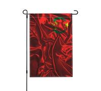 Bandiera Da Giardino Silk Style Of The People'S Republic Of The Congo Bandiere Decorative Premium Garden Flag Colori Vivaci Bandiera Verticale Per Festival Feste Esterno 30X45CM