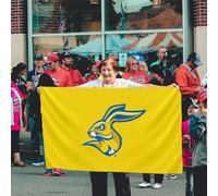 Bandiera Da Giardino South Dakota State University Logo Bandiere Decorative Durevole Bandiera Da Cortile Resistente Al Sole Garden Flag Per Festival Celebrazioni Esterno 90X152Cm