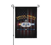 Bandiera Da Giardino Special Forces Prototype Master Parachutist Badge Korean Veteran Garden Flag Premium Bandiera Verticale Colori Vivaci Bandiere Decorative Per Feste Festival 30X45CM