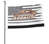 Bandiera Da Giardino St Bonaventure University Garden Flag Lavabile Bandiere Decorative Colore Vivido Bandiera Da Cortile Per Feste Festival Esterno 90X152CM
