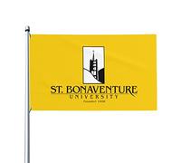 Bandiera Da Giardino St Bonaventure University Logo Bandiere Decorative Durevole Bandiera Da Cortile Premium Garden Flag Per Esterno Celebrazioni Feste 90X152CM