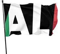 Bandiera da giardino stagionale Italia, bandiera da gioco 3 x 5 piedi decorazioni per la casa all'aperto