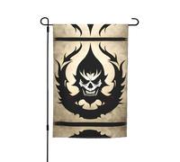 Bandiera da giardino stampata con scritta "Diavolo Satana" (30,5x45,7 cm) - Perfetta per patii, balconi, cortili, prati e giardini