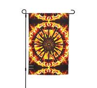 Bandiera da giardino stampata "Turning the Flame" (12x18 pollici) - Perfetta per patii, balconi, cortili, prati e giardini