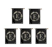 Bandiera da Giardino su Due Lati con Ghirlanda per Esterni, Lettere, Decora5606