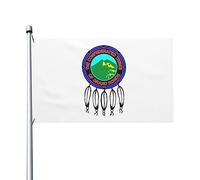 Bandiera Da Giardino The Confederated Tribes Of The Grand Ronde Community Of Oregon Bandiere Decorative Antivento Bandiera Da Cortile Colore Vivido Garden Flag Per Feste Esterno 90X152CM