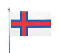 Bandiera Da Giardino The Faroe Islands Con 2 Occhielli Bandiera Robuste Decorazioni Da Esterno Per Attività Prato Vacanza 3X5 Ft