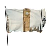 Bandiera da giardino The Landscape of Britain Big Ben Yard House Decorazione per esterni Bandiere Bandiere per prato da patio 3x5 piedi