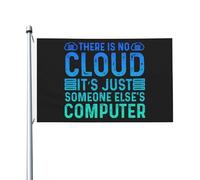 Bandiera Da Giardino There Is No Cloud It S Just Someone Else S Computer Bandiera Da Cortile Durevole Bandiere Decorative Impermeabile Garden Flag Per Esterno Festival Feste 90X152CM