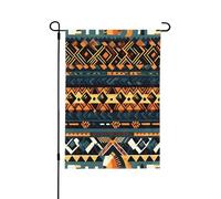 Bandiera da giardino tribale africana con stampa etnica su entrambi i lati, a prova di sbiadimento, per decorazione da cortile, cartello di benvenuto 71,1 x 101,6 cm
