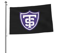 Bandiera Da Giardino University Of St Garden Flag Colore Vivido Bandiere Decorative Durevole Bandiera Da Cortile Per Esterno Feste Festival 90X152CM