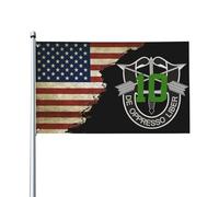 Bandiera Da Giardino Us 10Th Special Forces Group Spg Bandiera Da Cortile Impermeabile Bandiere Decorative Premium Garden Flag Per Esterno Feste Festival 90X150Cm