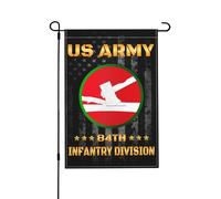 Bandiera Da Giardino Us 84Th Infantry Division Veteran Bandiera Verticale Impermeabile Garden Flag Antivento Bandiera Da Cortile Per Feste Celebrazioni Festival 30X45CM