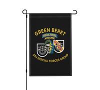 Bandiera da Giardino US Army 5th Special Forces Group Green Beret Skull