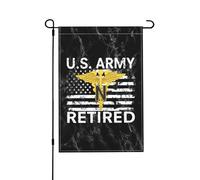Bandiera Da Giardino Us Army Retired Nurse Corps Bandiere Decorative Verticale Garden Flag Durevole Bandiera Da Cortile Per Feste Celebrazioni Festival 30X45CM