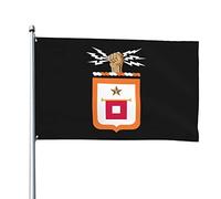 Bandiera Da Giardino Us Army Signal Corps Coat Of Arms Bandiere Decorative Premium Bandieradacortile Durevole Outdoor Bandiera Per Feste Celebrazioni Festival 90X152CM