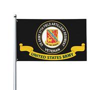 Bandiera Da Giardino Us Army Veteran 37Th Field Artillery Brigade Unit Crest Bandiera Da Cortile Antivento Bandiere Decorative Colore Vivido Garden Flag Per Esterno Festival 90X152CM