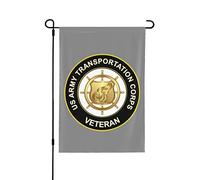 Bandiera Da Giardino Us Army Veteran Transportation Corps Garden Flag Lavabile Bandiera Verticale Colori Vivaci Bandiere Decorative Per Esterno Feste Festival 30X45CM