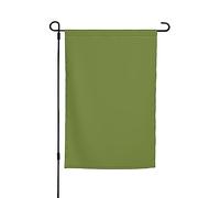 Bandiera da giardino verde scuro, bandiera da giardino stampata bifacciale, graziose bandiere rustiche per decorazioni da esterno, 12 x 18 pollici