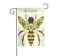 Bandiera da giardino vintage con corona della regina Vitruvio, bandiera decorativa per esterni, patio e feste (30,5 x 45,7 cm)