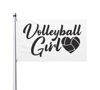Bandiera Da Giardino Volleyball Gril Con 2 Occhielli Striscione Resistente Alle Intemperie Decorazioni Da Giardino Per Fattoria Camere La Casa 3X5 Ft