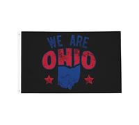 Bandiera Da Giardino We Are Ohio American State Ohio Bandierada Balcone Colore Vivido Bandieradacortile Durevole Bandiere Decorative Per Feste Esterno Festival 90X152CM