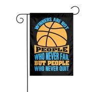 Bandiera Da Giardino Winners Are Not People Who Never Fall But People Who Never Quit Bandiere Decorative Verticale Bandiera Verticale Premium Garden Flag Per Esterno Festival 30X45CM
