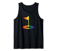 Bandiera da Golf Arcobaleno LGBTQ Pride Sports Design Golf Tee Flag Canotta