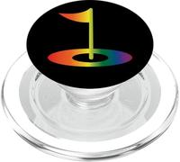 Bandiera da golf arcobaleno LGBTQ Pride Sports Design Golf Tee Flag PopSockets PopGrip per MagSafe