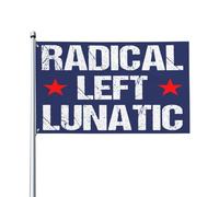 Bandiera da lunatico di sinistra radicale Bandiere da lunatico di sinistra radicale per esterni per giardino e