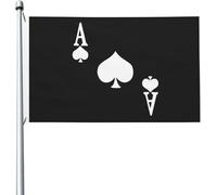 Bandiera da poker con asso di picche, 3x5 piedi, bandiere luminose