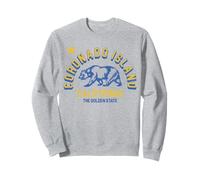 Bandiera da spiaggia di Coronado Island, California, modello Bear Surf CA Vintage Felpa