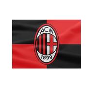 Bandiera da stadio 100x140cm compatibile con Milan