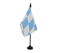 BANDIERA DA TAVOLO BAVIERA 15x10cm - PICCOLA BANDIERINA BARAVESE - GERMANIA 10 x 15 cm - AZ FLAG